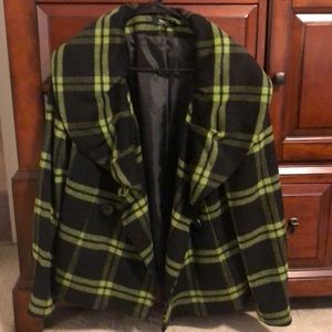 NBW Black and Green Coat/Jacket